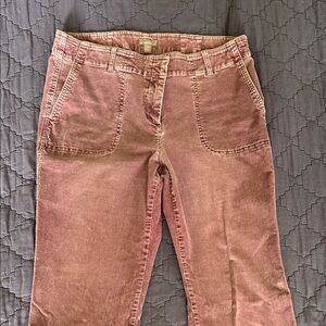 J. Jill Mauve Corduroy Trousers